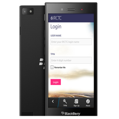 IRCTC Launches a BlackBerry 10 App for Booking Train Tickets